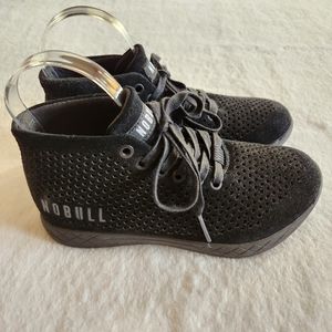 NoBull Black Suede Mid Trainers Women's 5.5